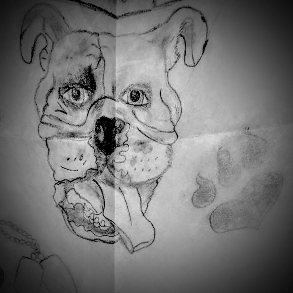 Artwork bull dog